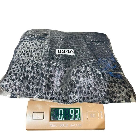 Women’s Charlotte Russe Silver Leopard Mini Dress Size Medium - Picture 14 of 14